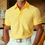 Men's Premium Checked Polo Shirt-Inmodax