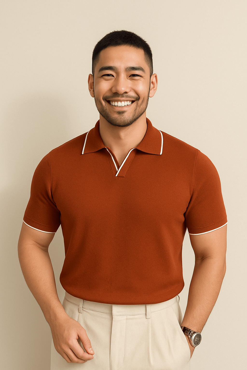Men's Soft-Touch Polo Shirt-Inmodax
