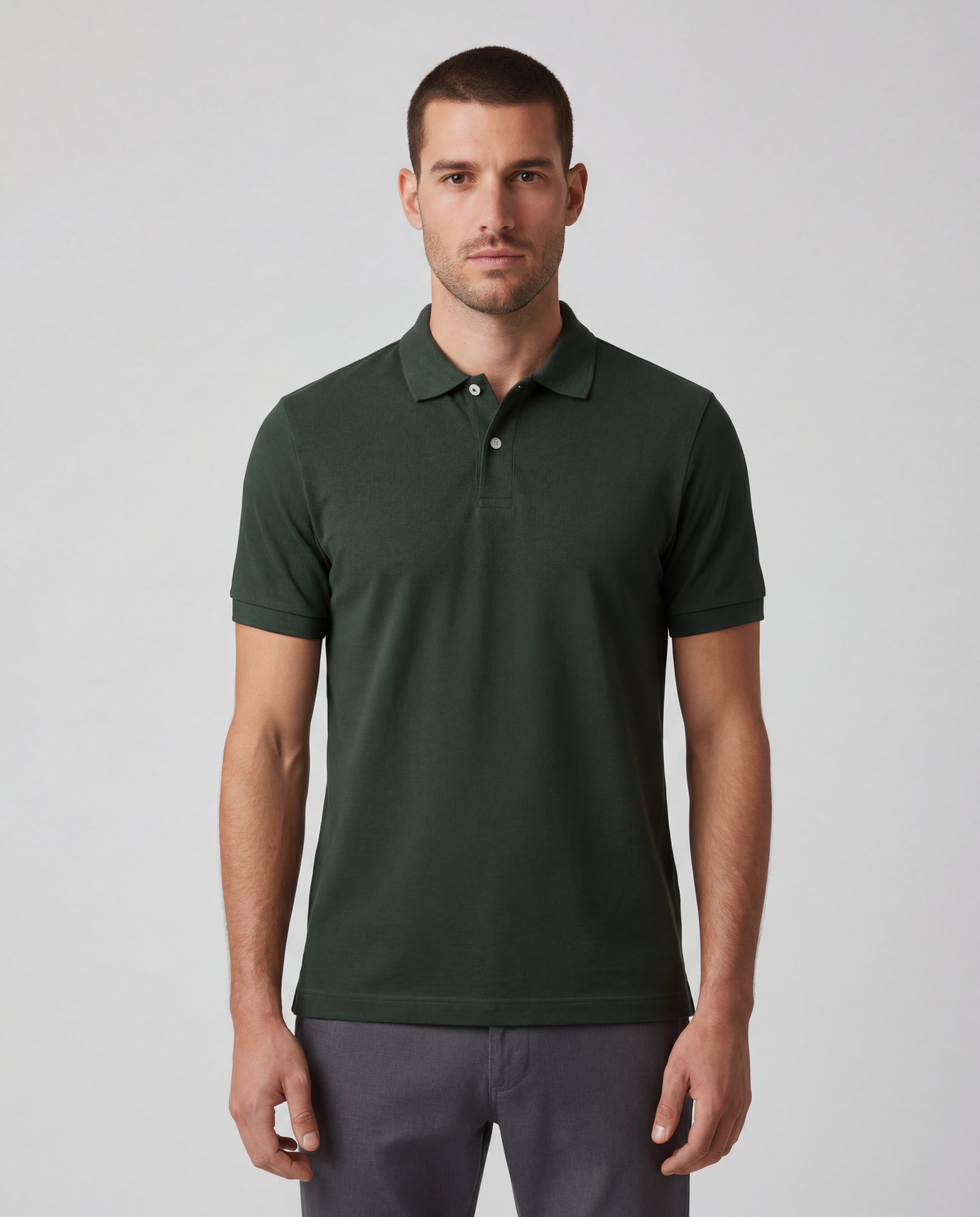 Men's Soft-Touch Polo Shirt-Inmodax