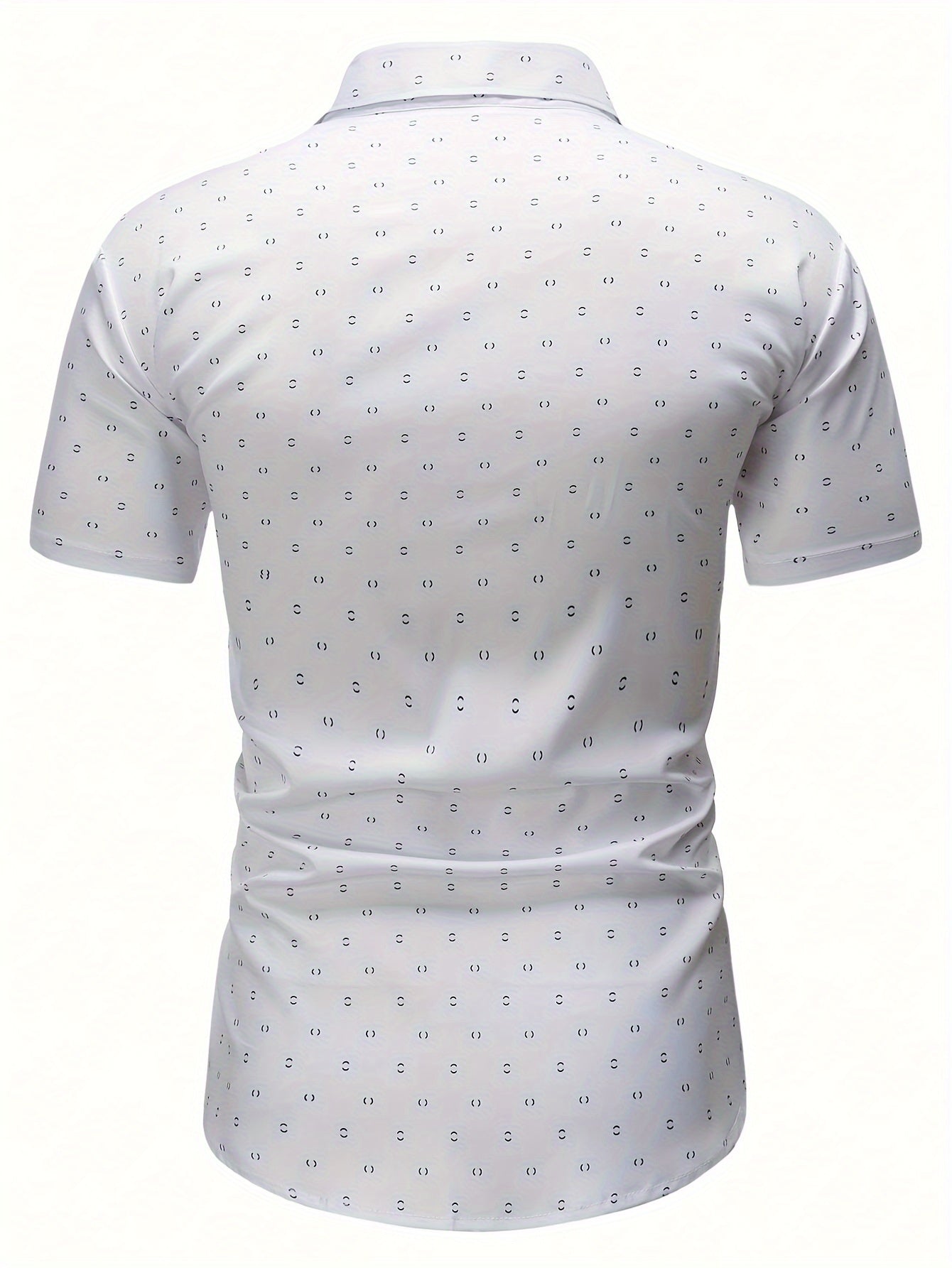 Men's Soft-Touch Printed Short-Sleeve Casual Shirt-Inmodax