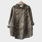 Women's Artful Long-Sleeve Blouse-Inmodax
