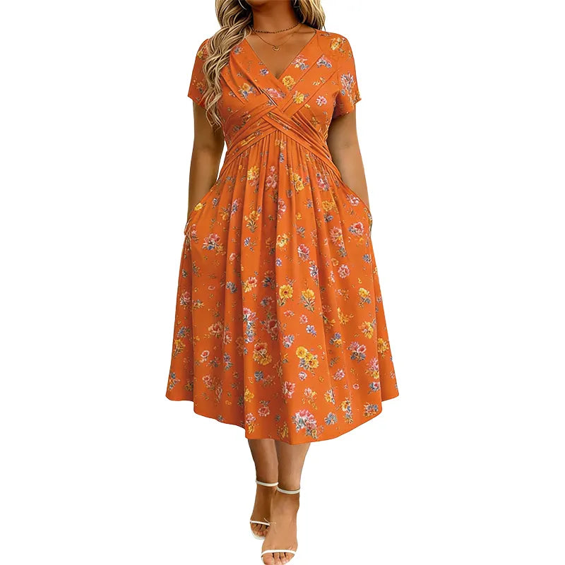 Women's Premium Midi Dress-Inmodax