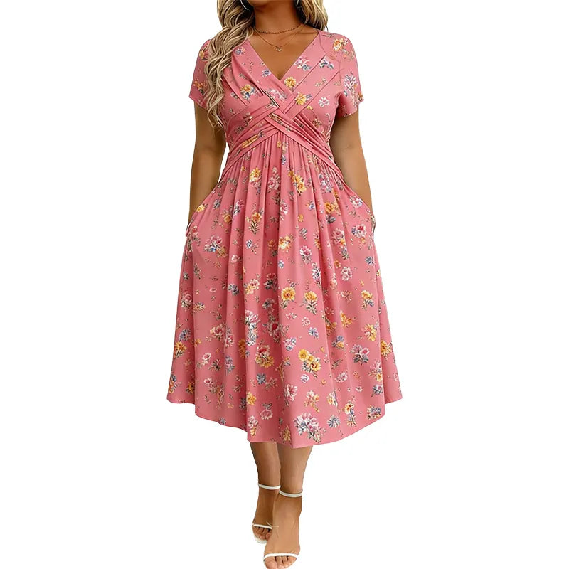 Women's Premium Midi Dress-Inmodax