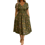 Women's Premium Midi Dress-Inmodax