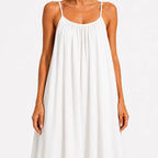 Women's Soft-Touch V-Neck Wrap Midi Dress-Inmodax