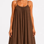 Women's Soft-Touch V-Neck Wrap Midi Dress-Inmodax