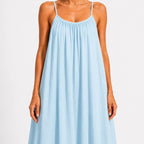 Women's Soft-Touch V-Neck Wrap Midi Dress-Inmodax